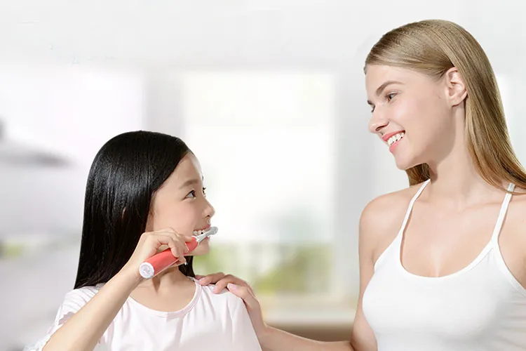 Fun electric toothbrush for kids