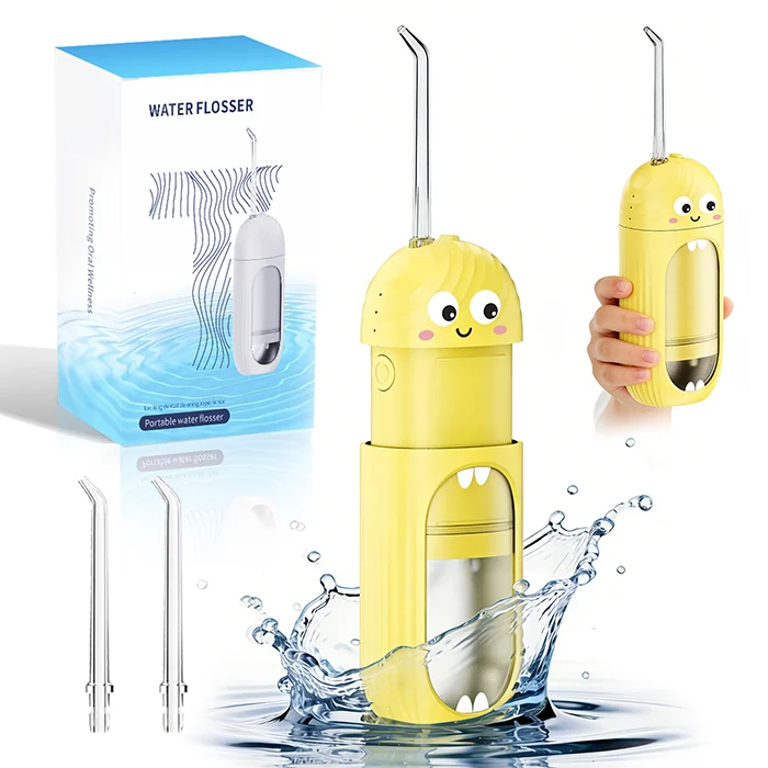 aiwejay t1 kids yellowapos Yellow version of the children's T1 capsule water flosser