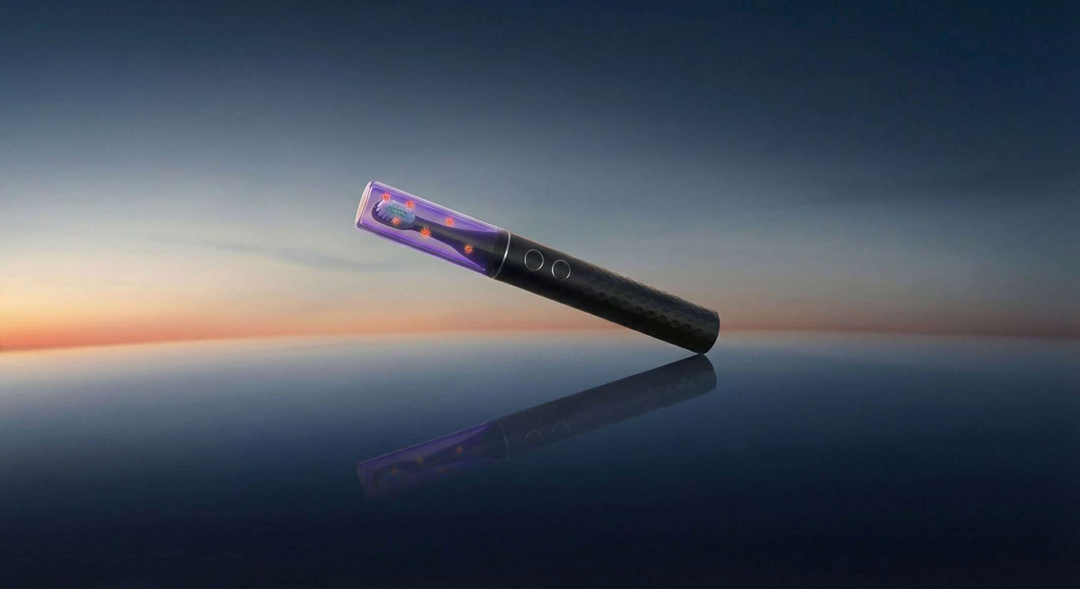 black blue light antivirus electric toothbrush 1